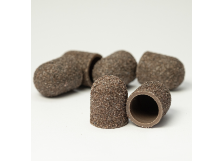 Pedicure Sanding Caps Light Brown 10pcs #C Grit